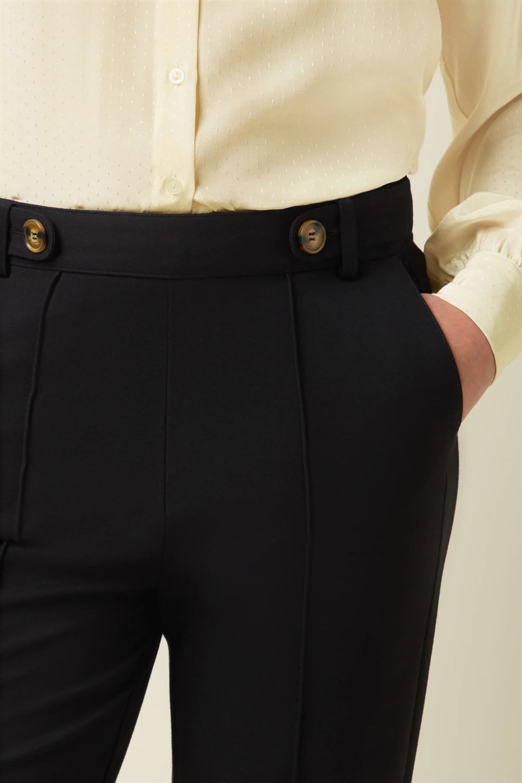Pantalón Garbo Pintuck Uni Rodeo - Imagen 2