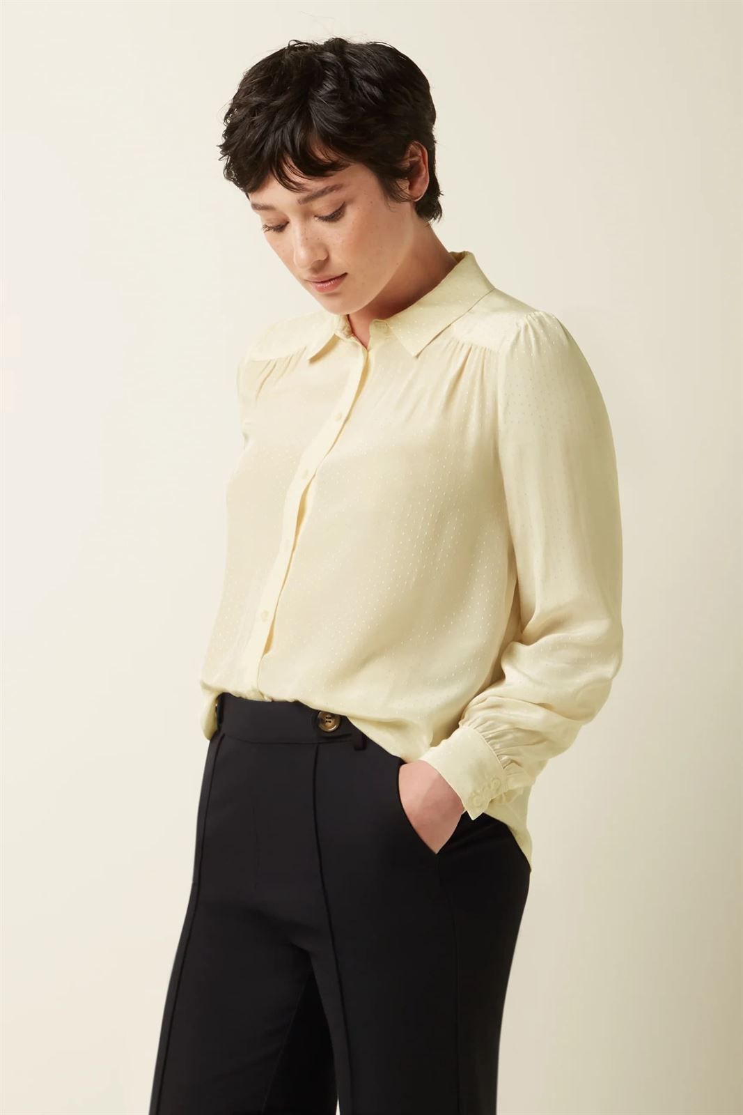Pantalón Garbo Pintuck Uni Rodeo - Imagen 4