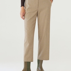 Pantalón mini check - Imagen 1