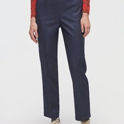 Pantalón recto melange - Imagen 1