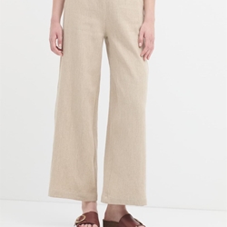 Pantalones de lino natural - Imagen 1
