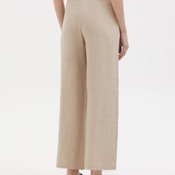 Pantalones de lino natural - Imagen 2