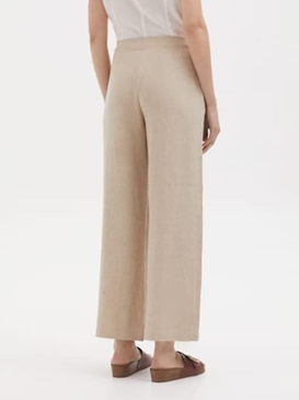 Pantalones de lino natural - Imagen 2