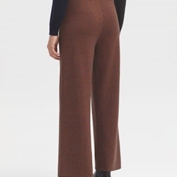 Pantalones jacquard de espiga - Imagen 2