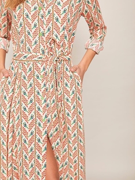 Smile. Vestido Melón espiga. - Imagen 1