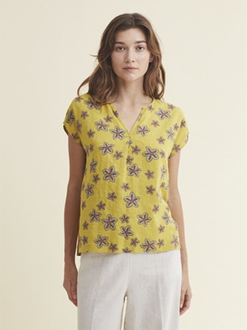 Top Estampado de flores estrella - Imagen 1