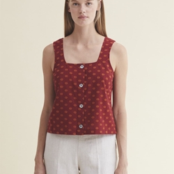 Top jacquard topos - Imagen 1