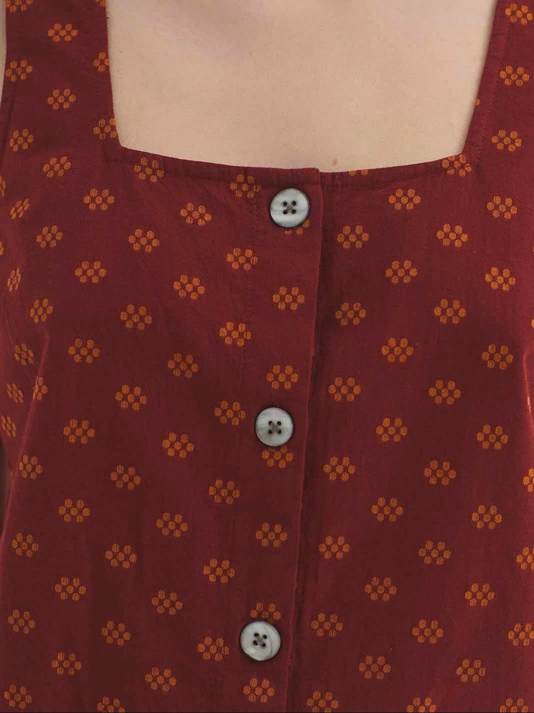 Top jacquard topos - Imagen 3