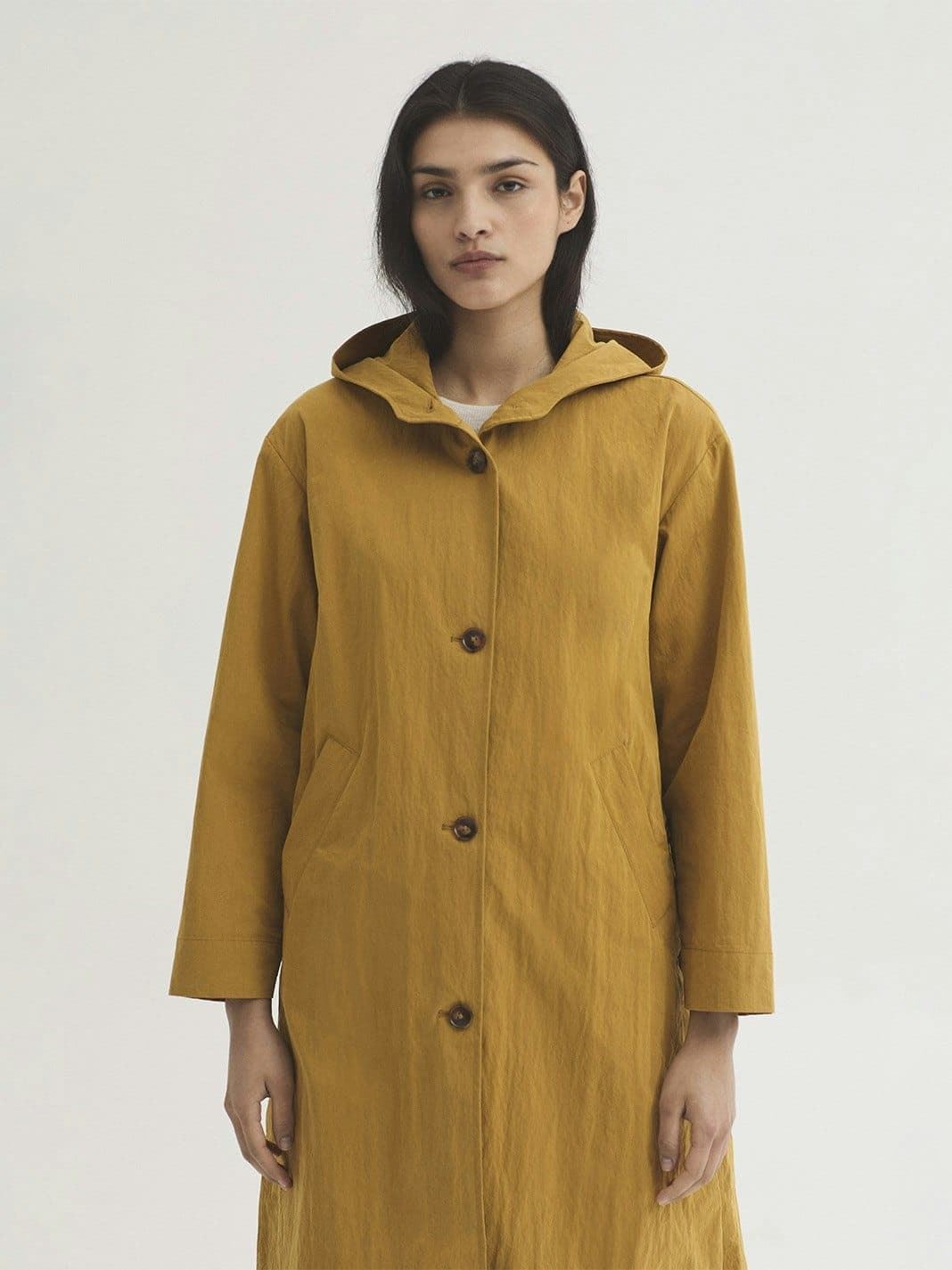 Trench con capucha básico - Imagen 4