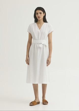 Vestido de seersucker y Tencel - Imagen 1