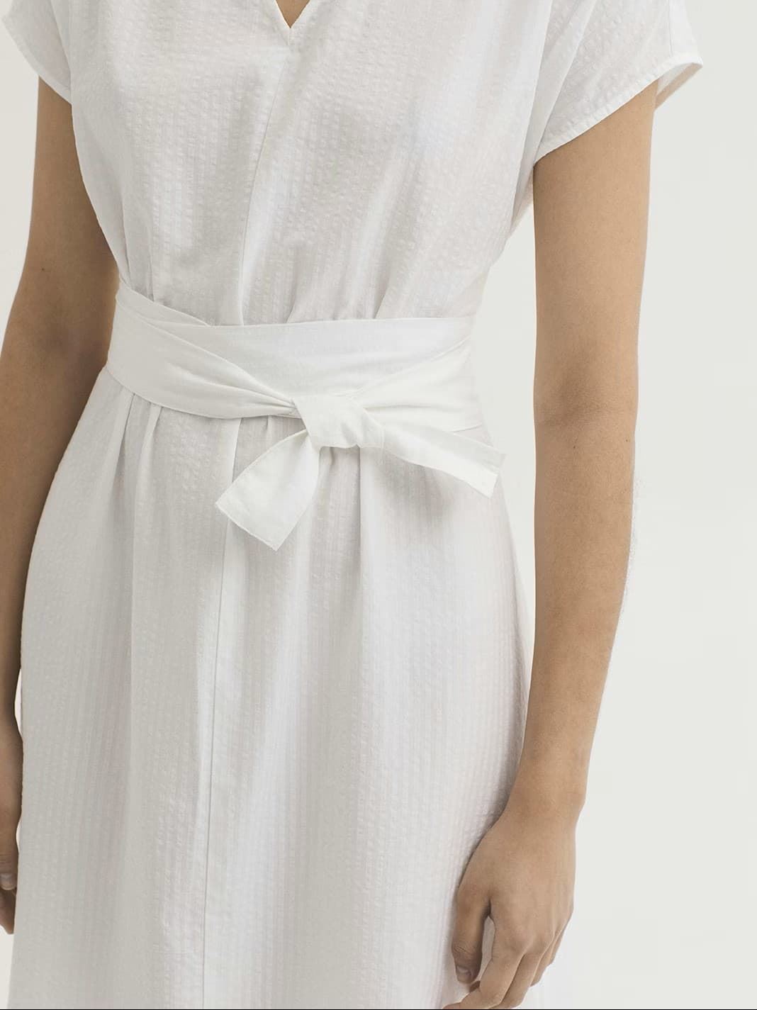 Vestido de seersucker y Tencel - Imagen 3