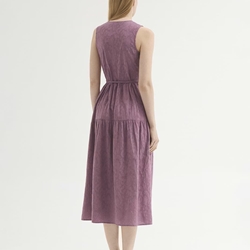 Vestido jacquard flore - Imagen 2
