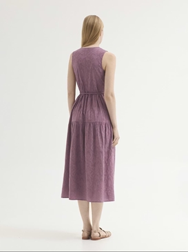 Vestido jacquard flore - Imagen 2
