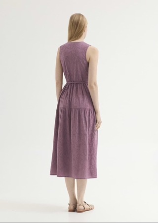 Vestido jacquard flore - Imagen 2