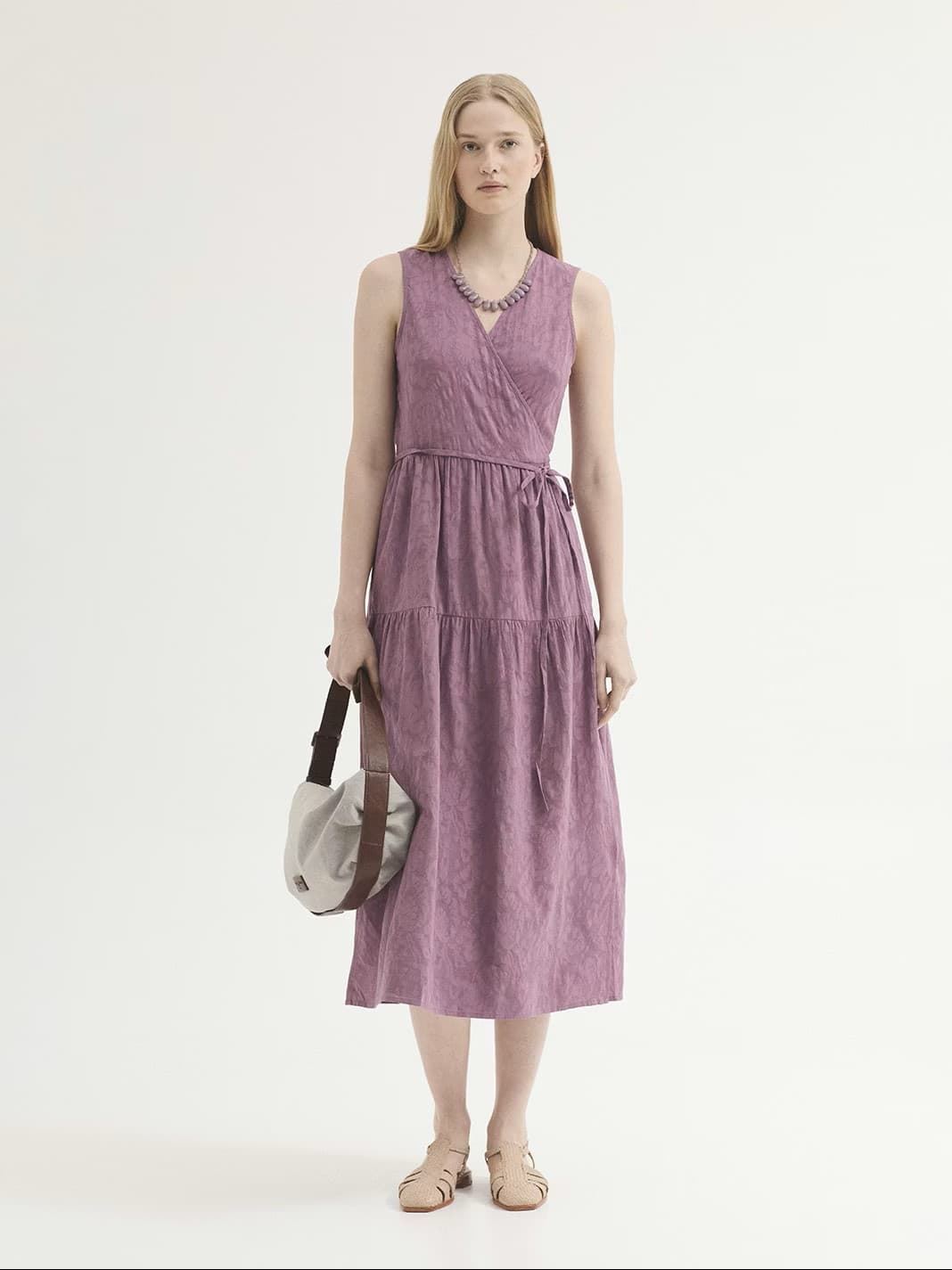 Vestido jacquard flore - Imagen 5