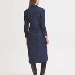 Vestido tejano azul - Imagen 2