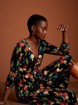 Zuma wrap dress rosy lee - Imagen 2