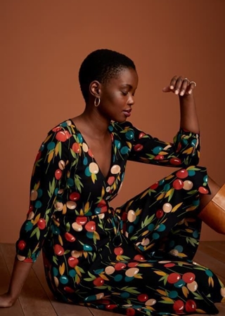 Zuma wrap dress rosy lee - Imagen 2